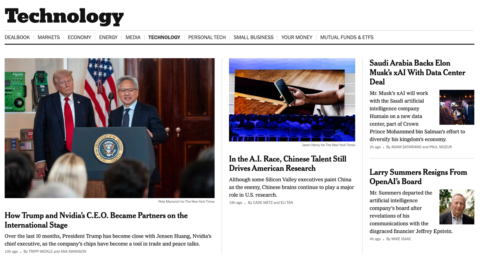 New York Times Technology